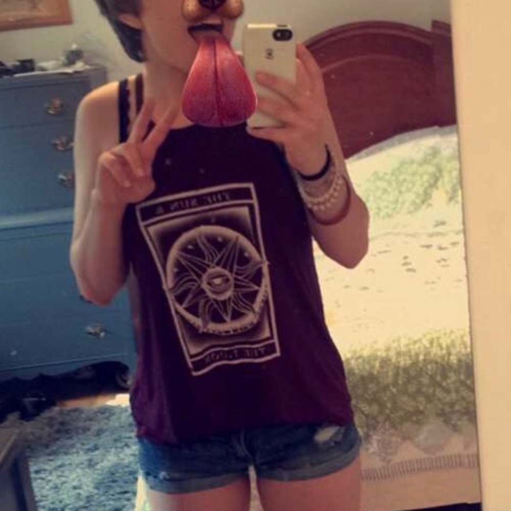 tarot card tank top